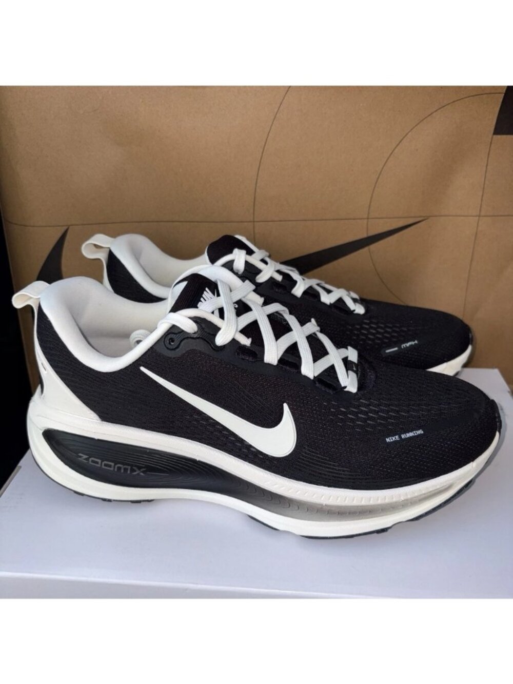 NEW Nike Vomero 18 By You Black Off White IO7552-900 Women Size 9.5